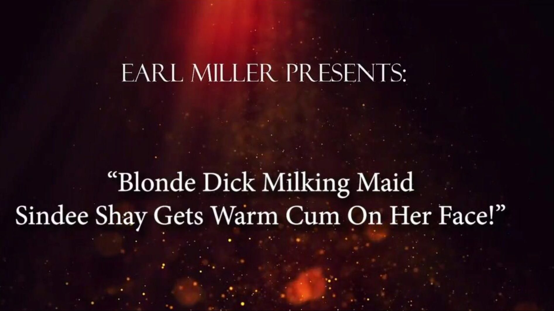 Blonde Dick Milking Maid Sindee Shay Gets Warm Cum On Her Face!